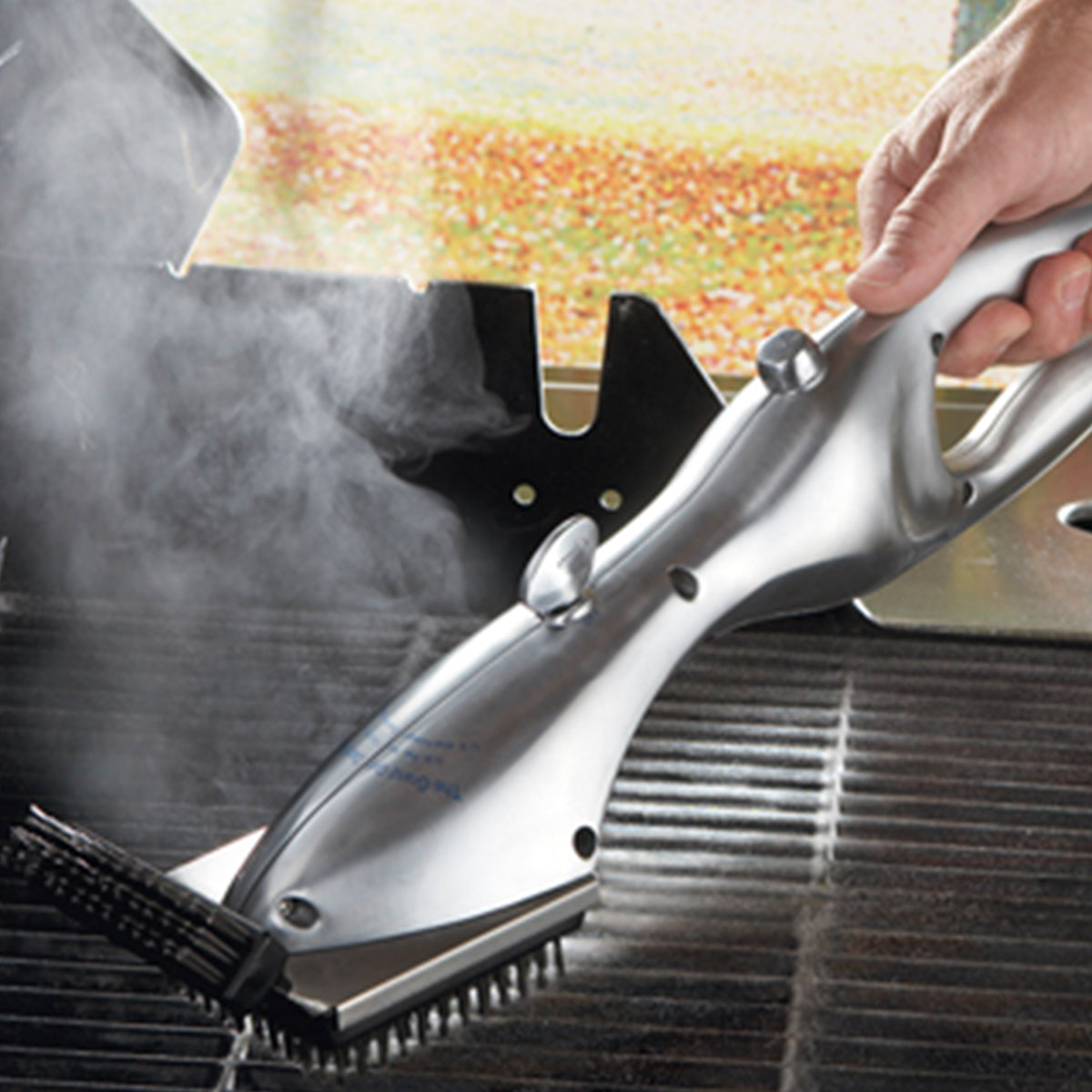 Stainless Steel Steam Cleaning Grill Brush
