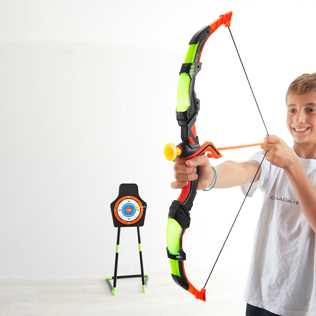 Kids LED Archery Bow Set with Suction Cup Arrows