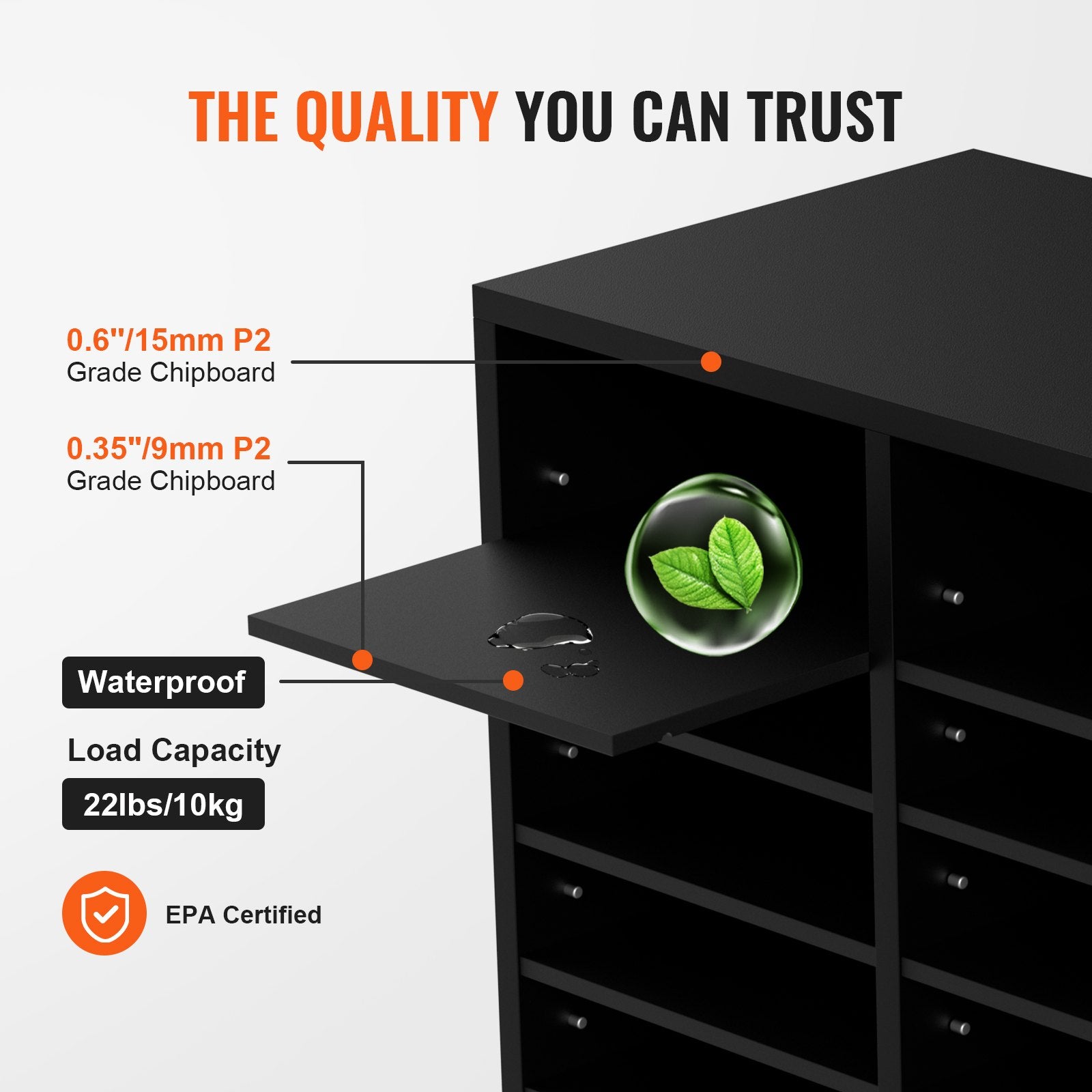 Wood Literature Organizer