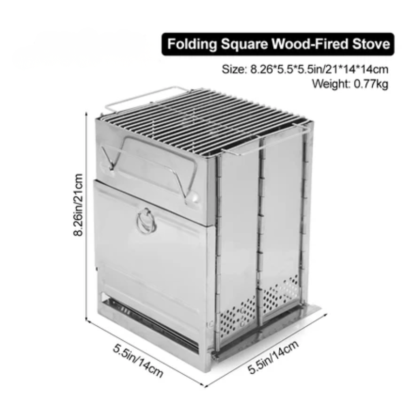 Portable Stainless Steel Camping Stove