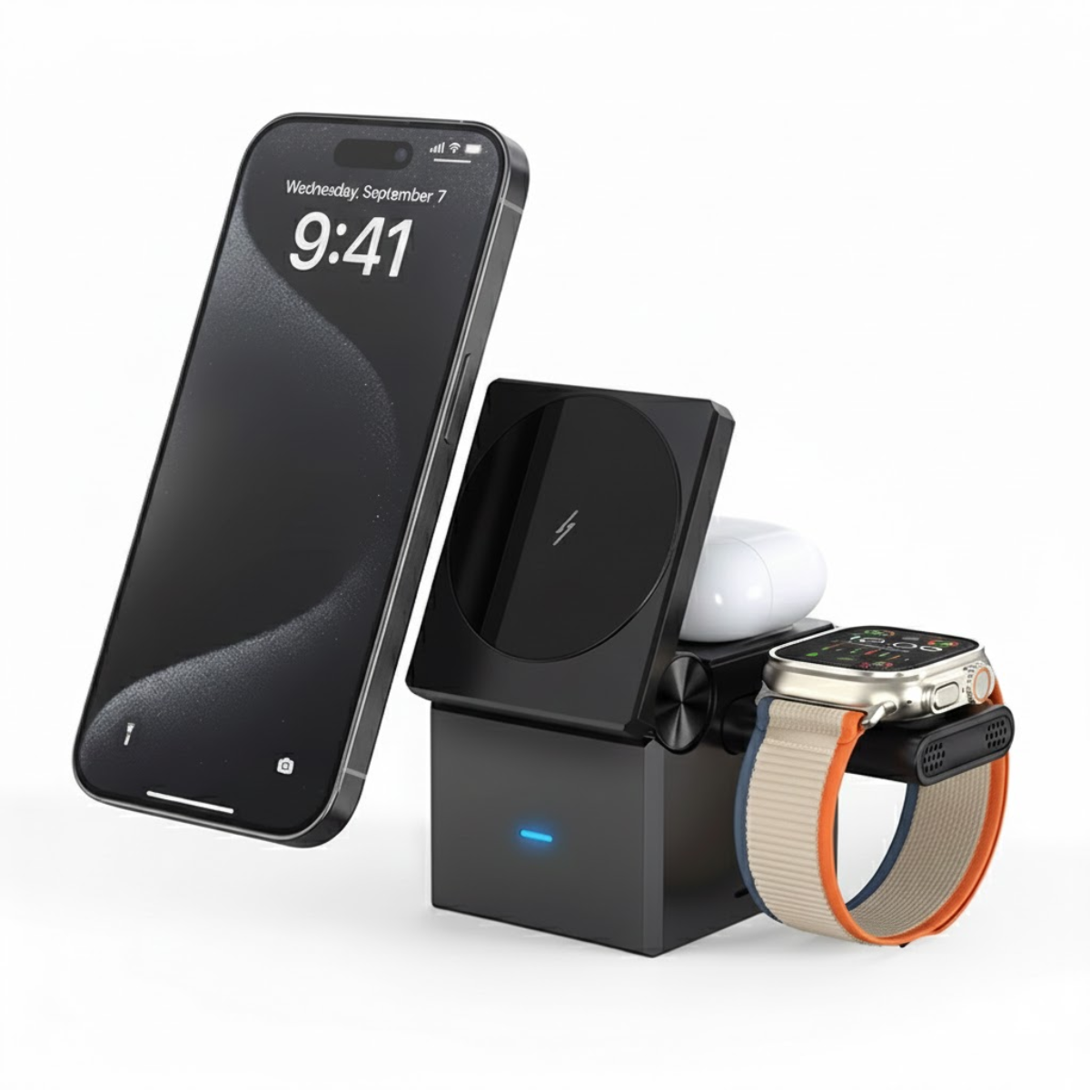 3-in-1 Magnetic Charging Cube