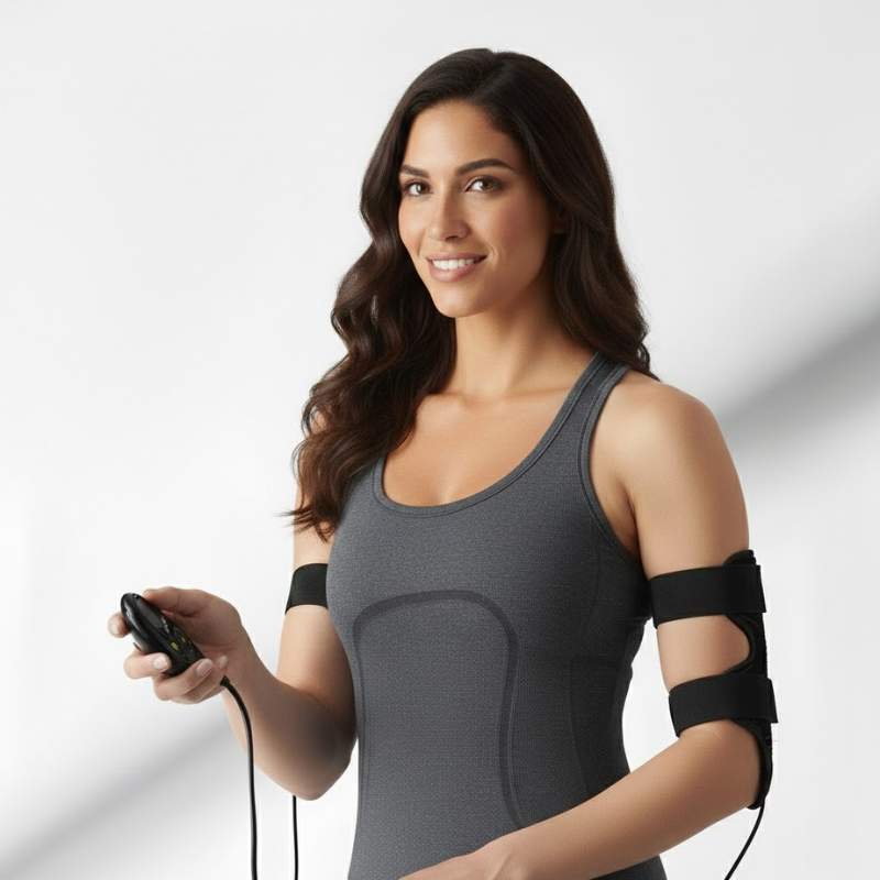 Underarm Muscle Toning Device with Adjustable Intensity