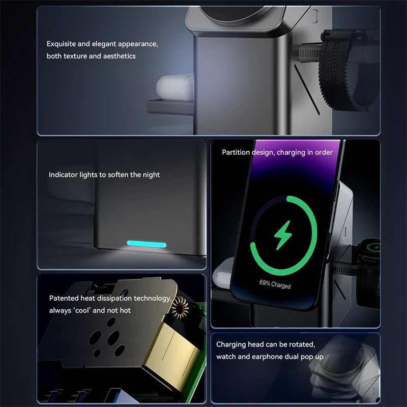 3-in-1 MagSafe Fast Charging