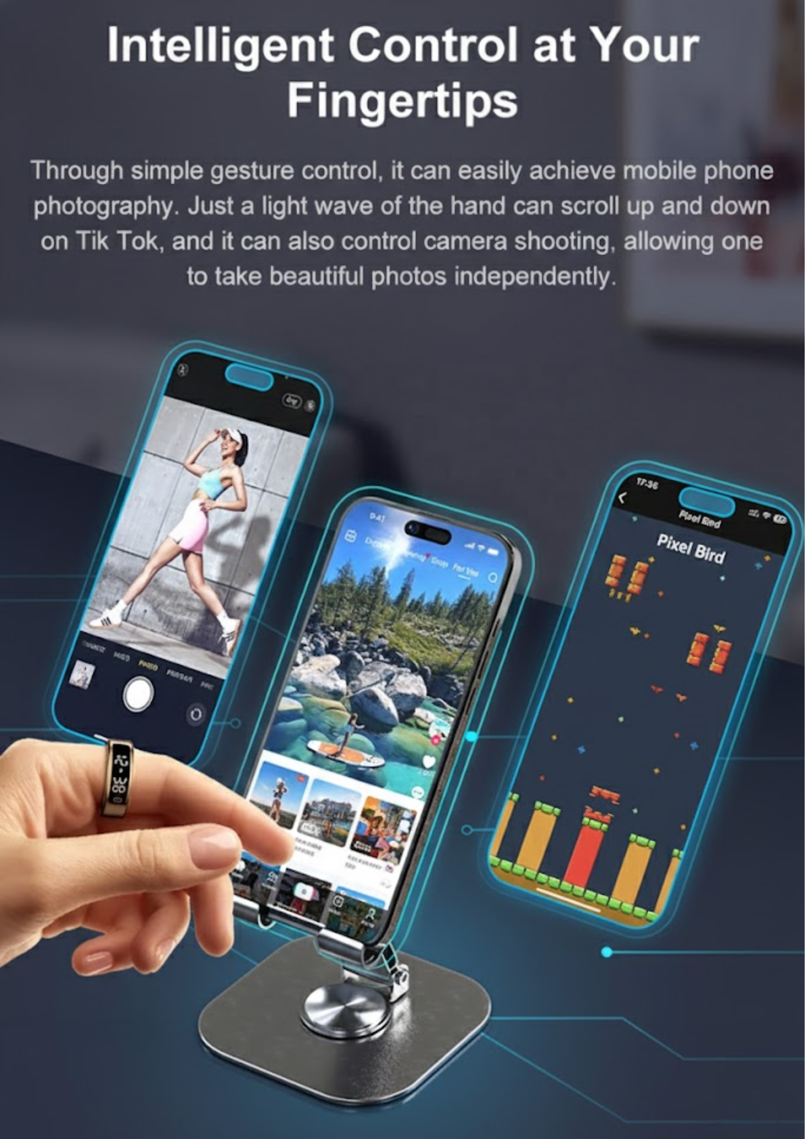 R11C Smart Ring Silver – Sleep, Heart & Activity Tracker