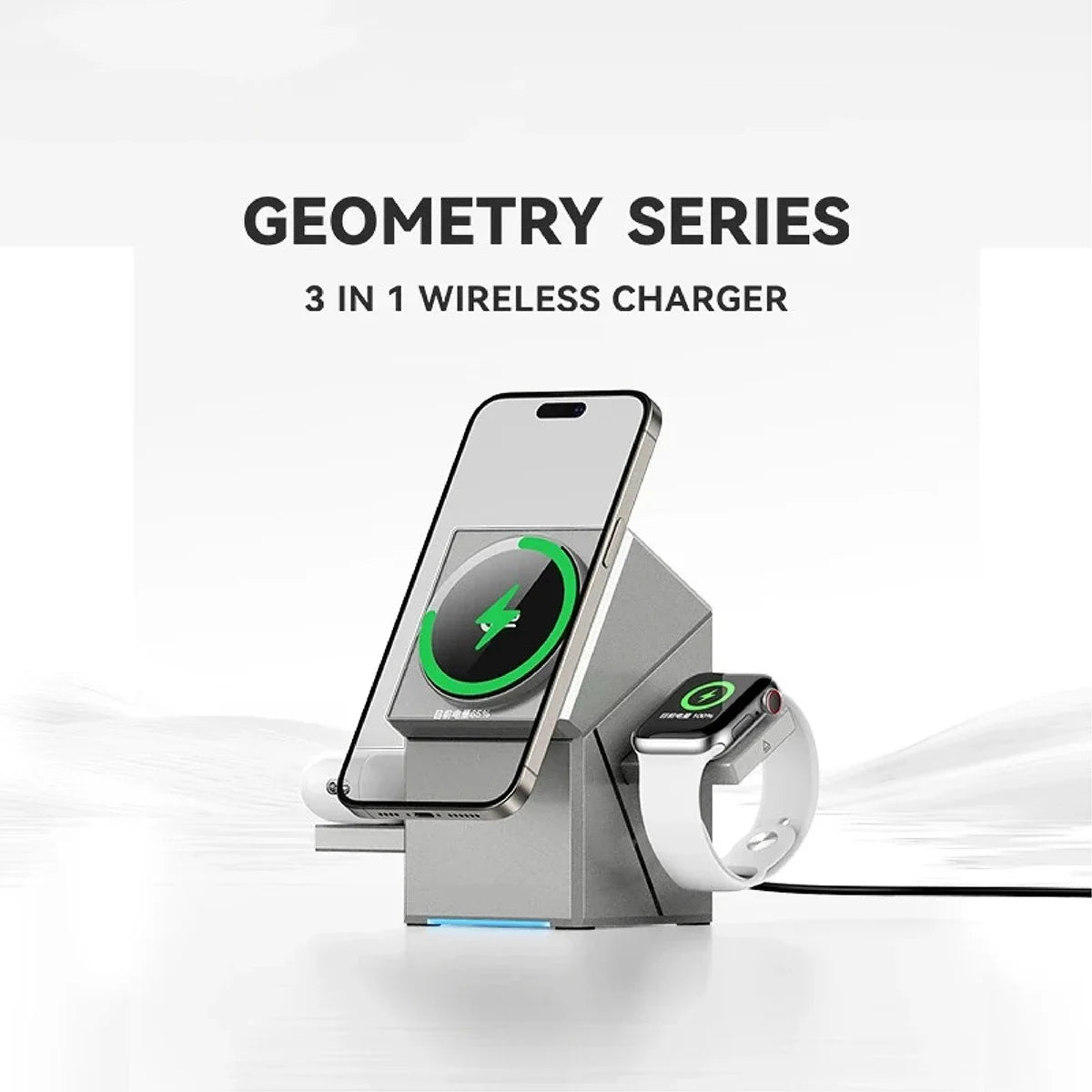 Qi2 3-in-1 Magnetic Charging Station