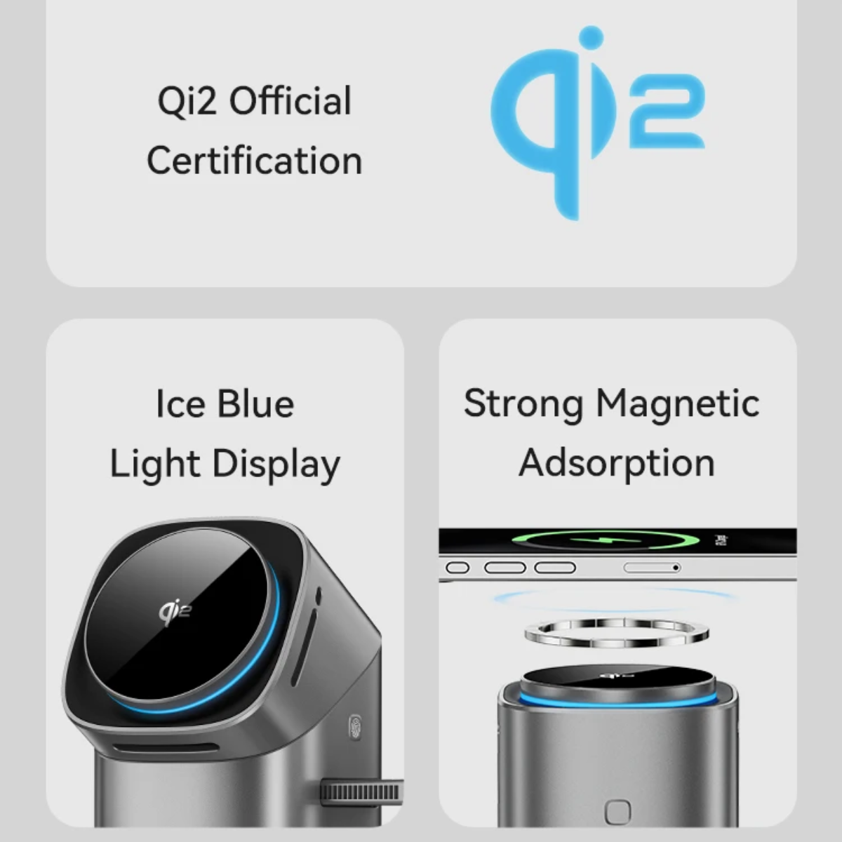 Qi2 Magnetic 3-in-1 Charger