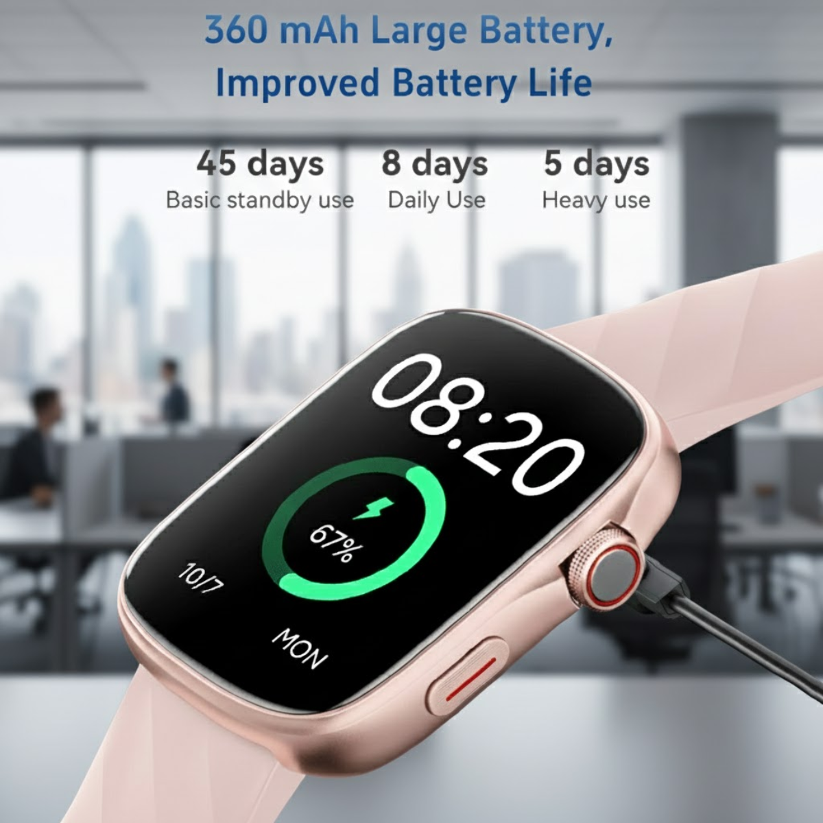 Smart Watch GTS 10 AI AMOLED Pink Edition