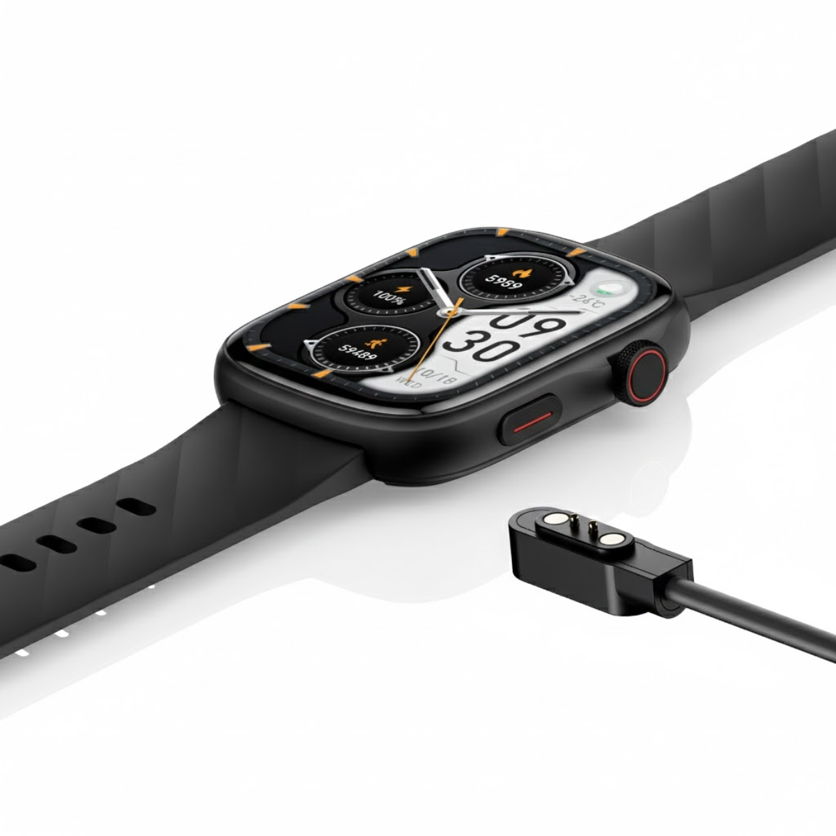 Smart Watch GTS 10 AI AMOLED Black Edition