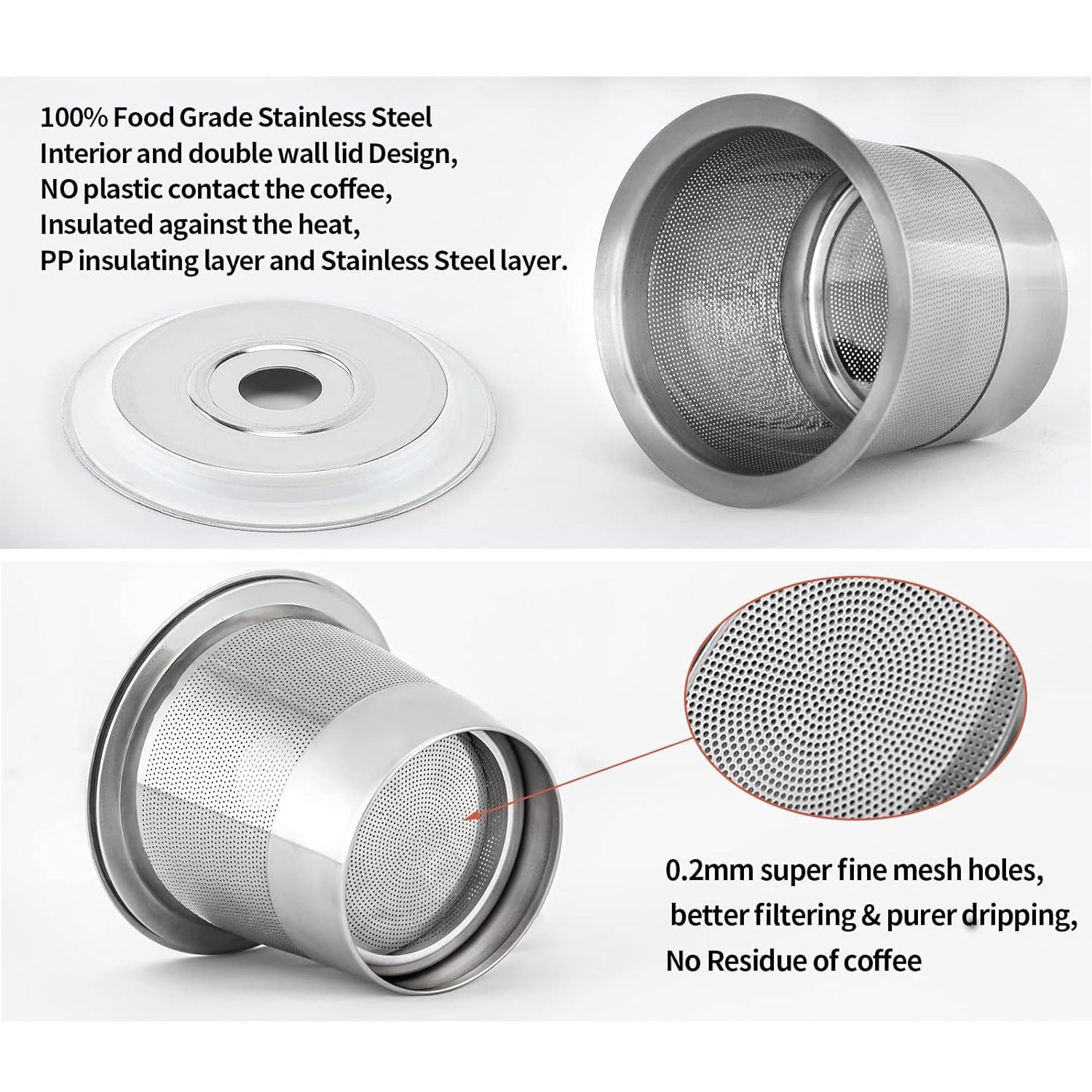 Reusable Stainless Steel K-Cup Coffee Box