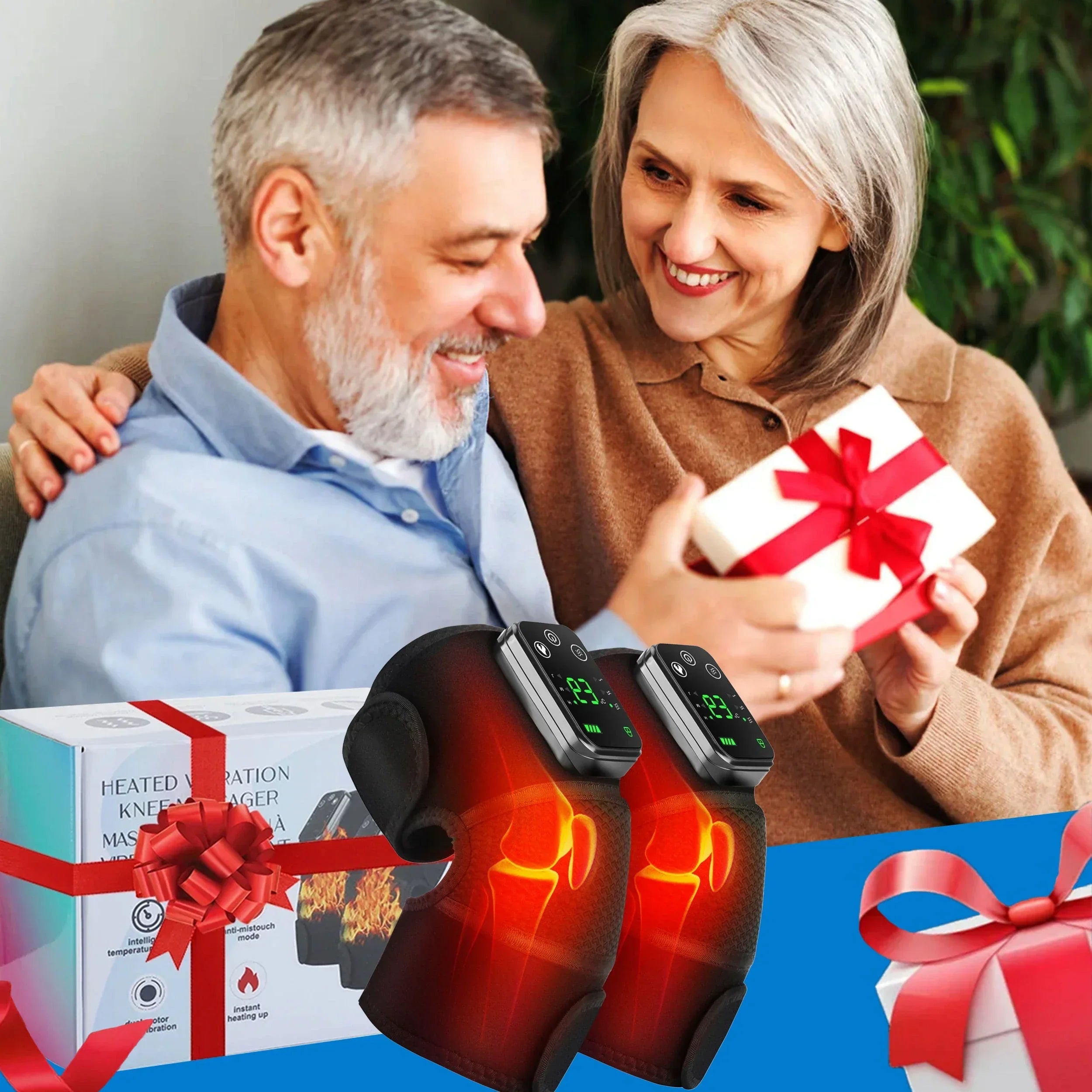 Wireless Heated Massager 3 In 1 Knee Elbow Shoulder