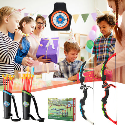 Kids LED Archery Bow Set with Suction Cup Arrows