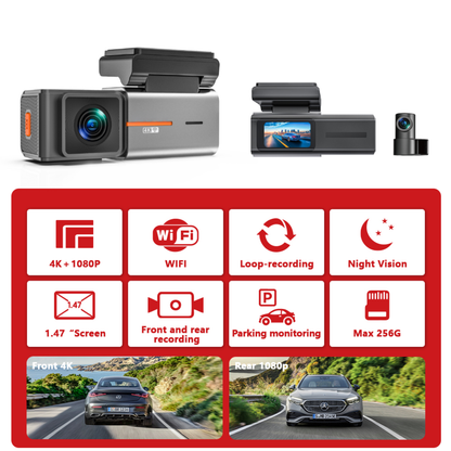 S2 4K Dual Lens Dash Cam