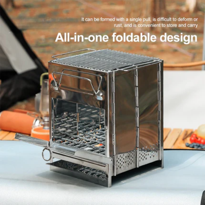 Portable Stainless Steel Camping Stove