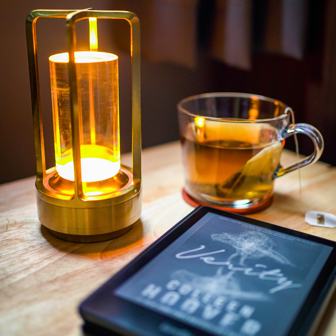 Cordless Rechargeable Crystal Table Lamp