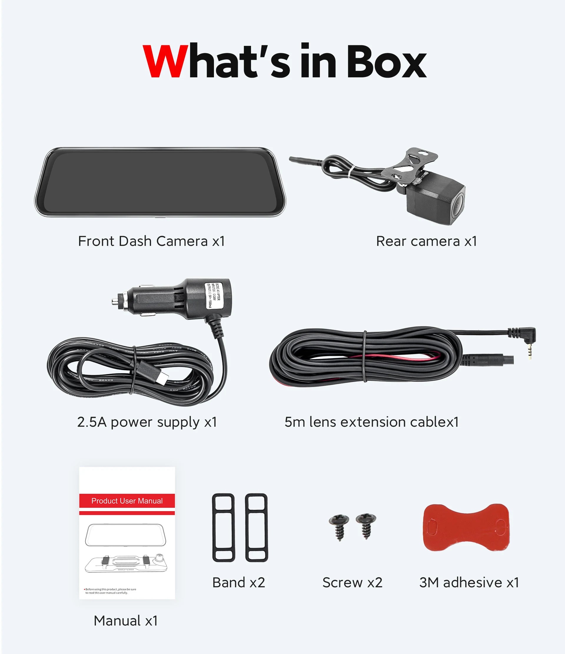 V9 Smart Dashcam with CarPlay