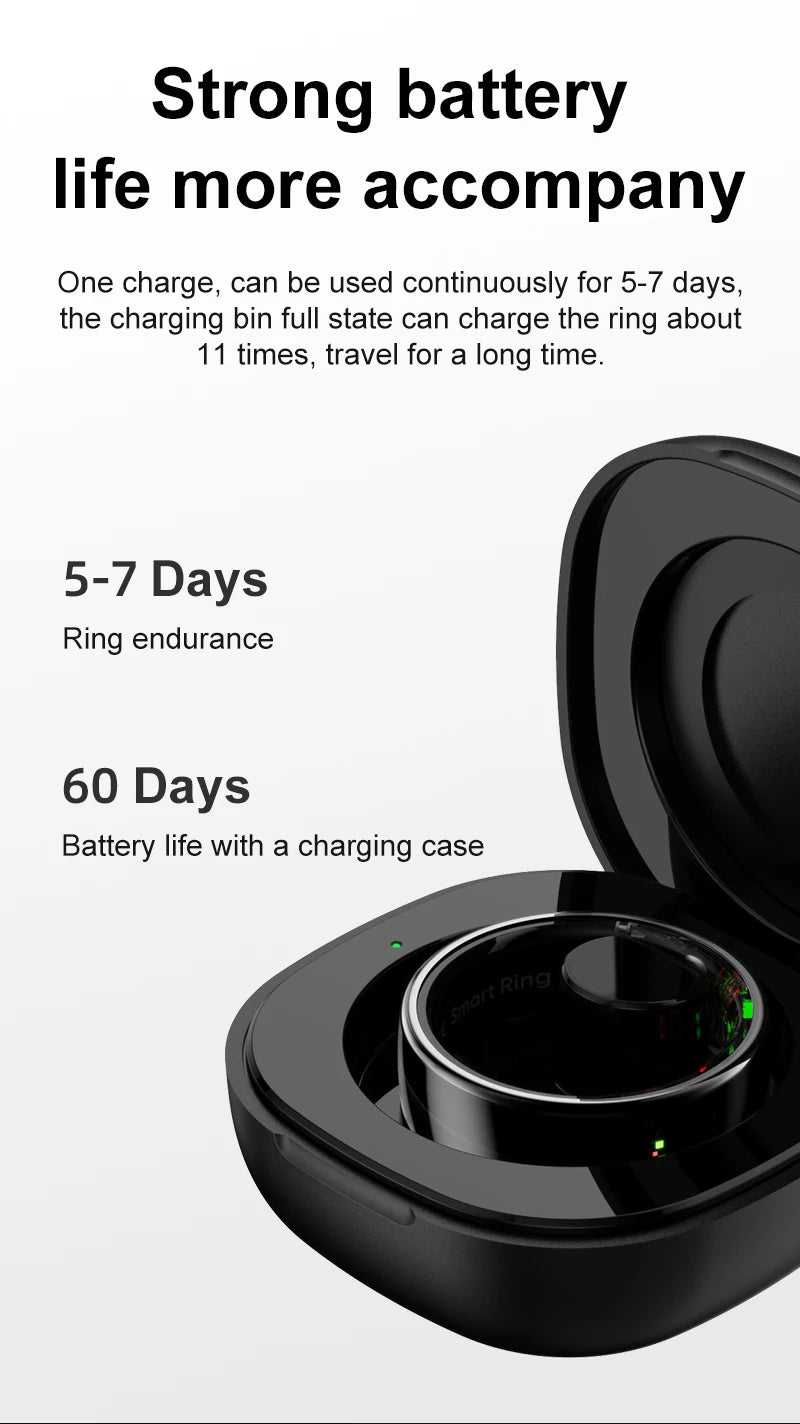 R08 Smart Ring – Fitness, Sleep & Temperature Tracking