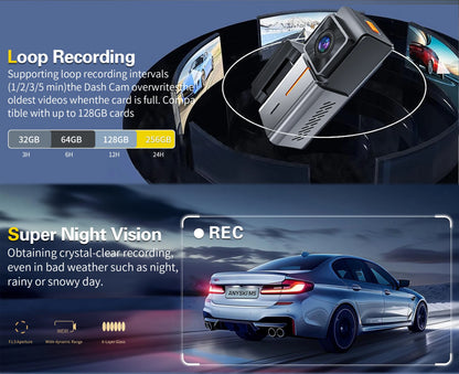 S2 4K Dual Lens Dash Cam