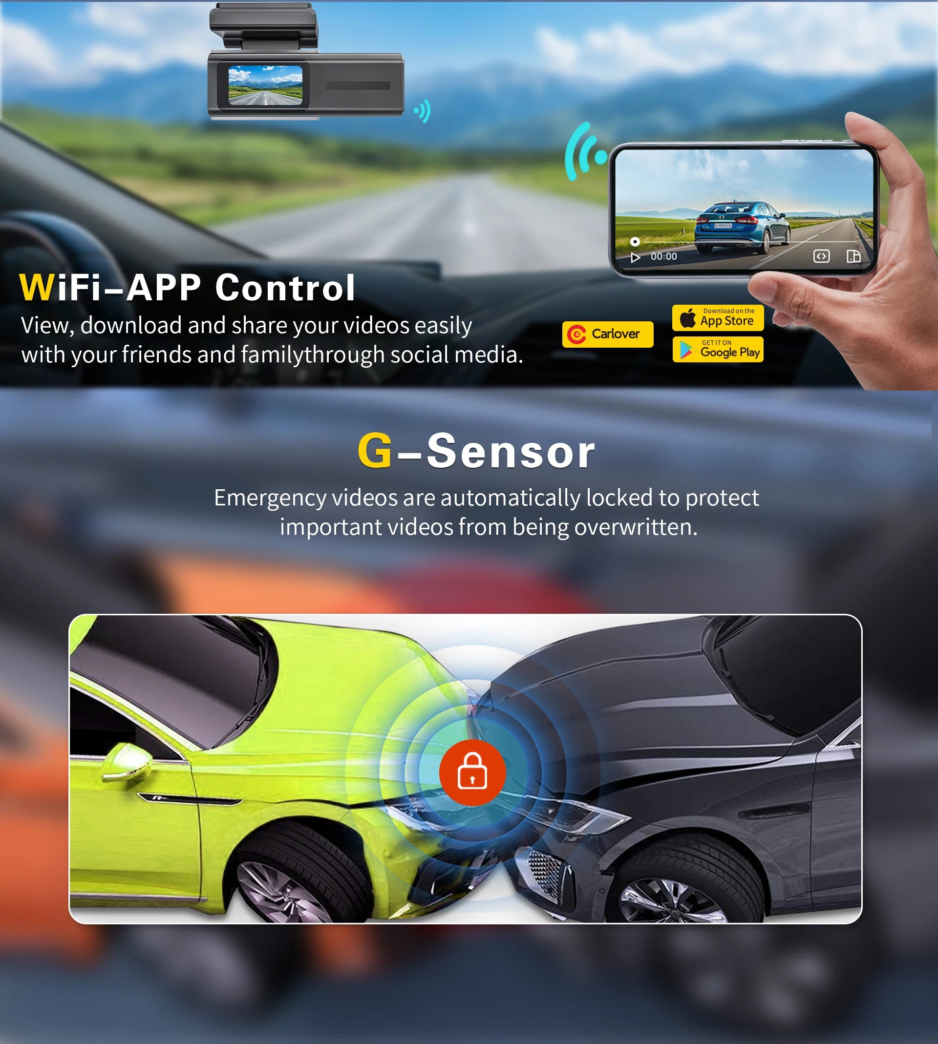 S2 4K Dual Lens Dash Cam