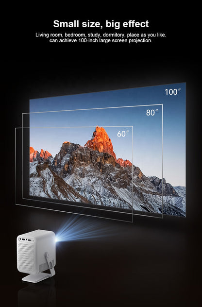 S30 Pro Mini 4K Smart Projector White Edition