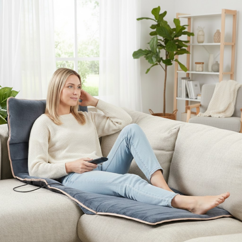 Heated Full Body Massage Mat with Vibration