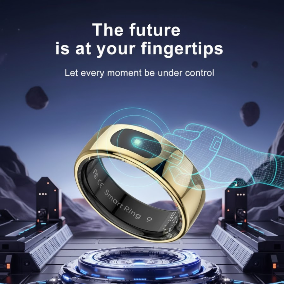 R08 Smart Ring – Fitness, Sleep & Temperature Tracking