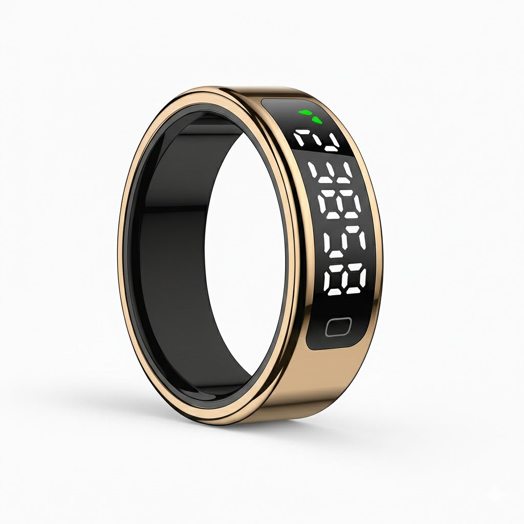 R11C Smart Ring Gold – Sleep, Heart & Activity Tracker