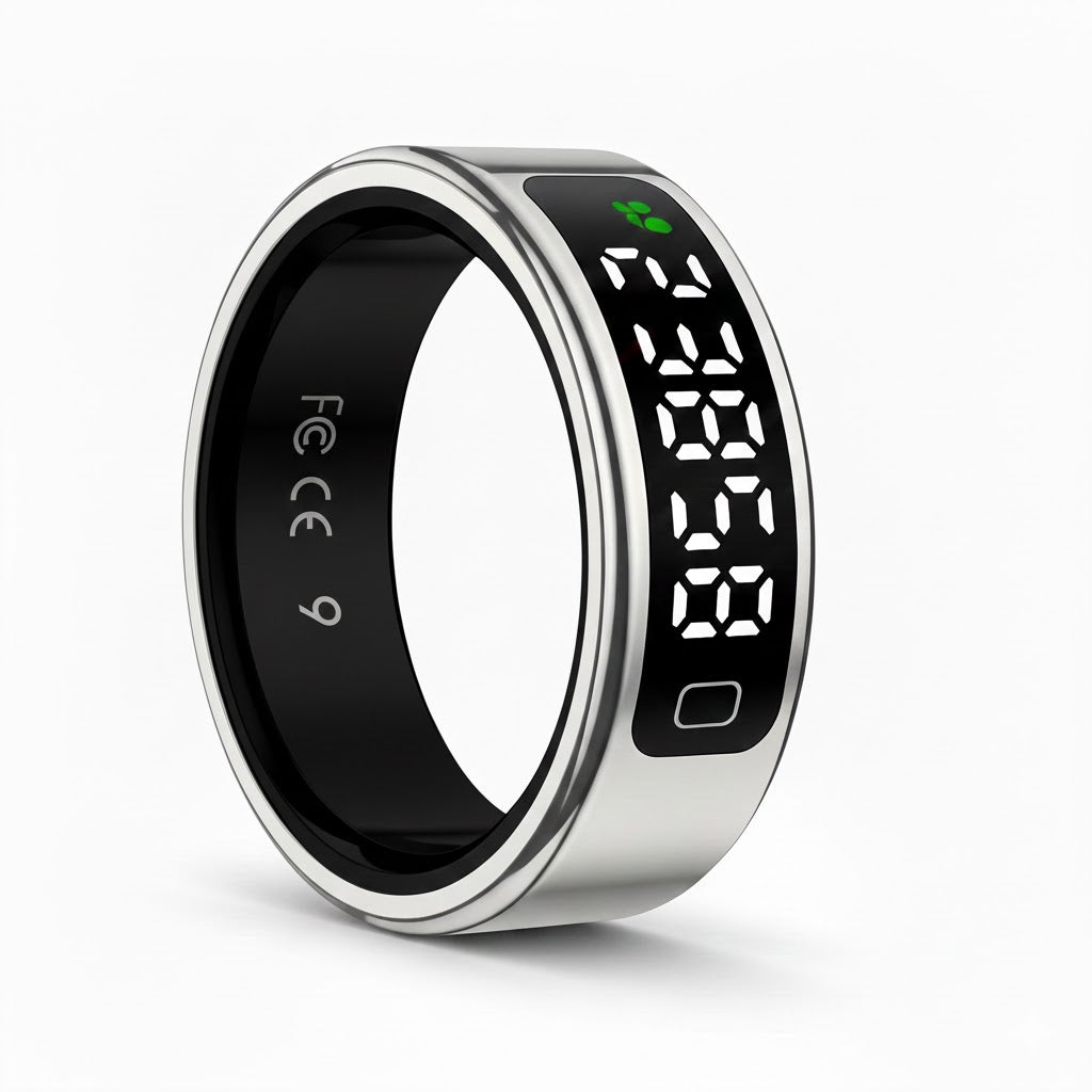 R11C Smart Ring Silver – Sleep, Heart & Activity Tracker