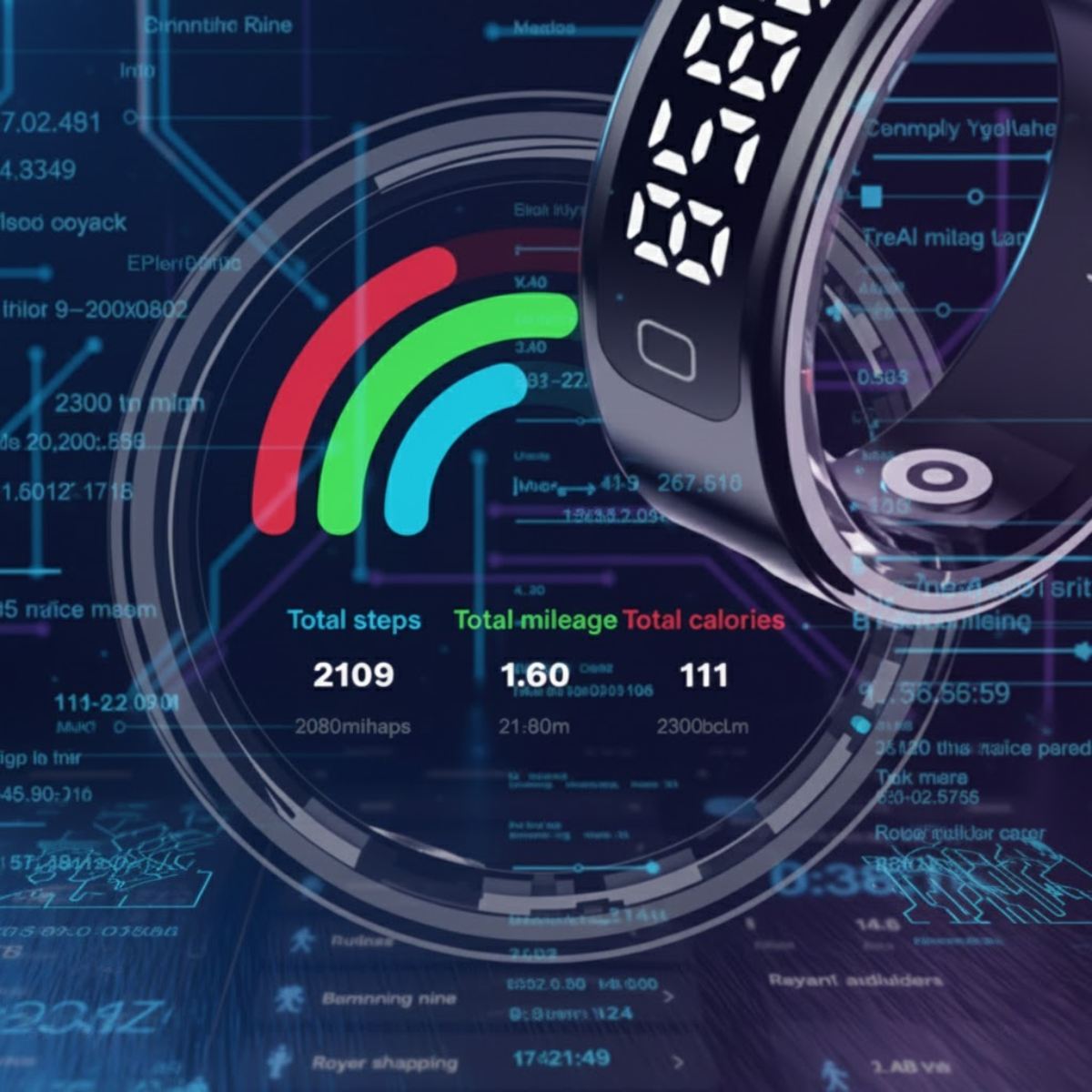 R11C Smart Ring Black – Sleep, Heart & Activity Tracker