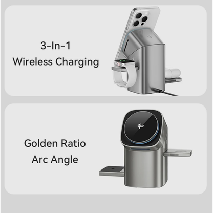 Qi2 Magnetic 3-in-1 Charger