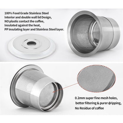 Reusable Stainless Steel K-Cup Coffee Box
